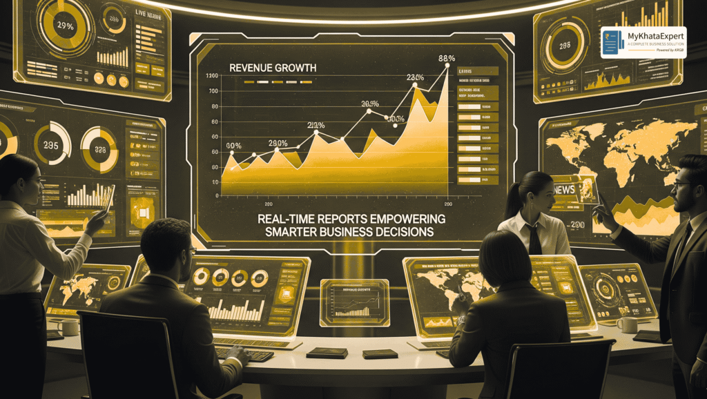 How Real-Time Reports Empower Smarter Business Decisions - MyKhataExpert